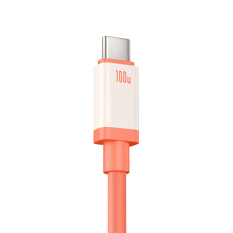 USB-A to USB-C Data and Charging Cable Baseus Zero Degree Series, 100W, 2m, Red