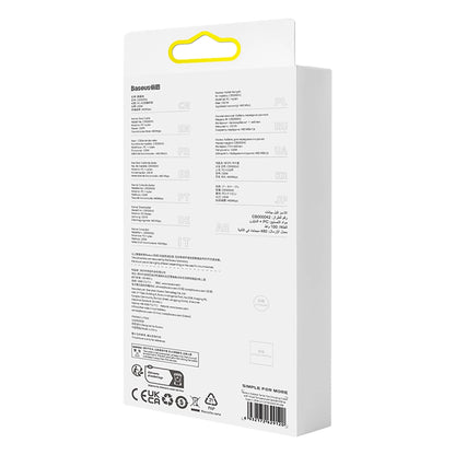 Καλώδιο Δεδομένων και Φόρτισης USB-A - USB-C Baseus Explorer, 100W, 1m, Μωβ CATS010405