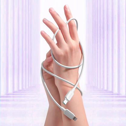 Καλώδιο Δεδομένων και Φόρτισης USB-C - Lightning Joyroom S-A14, 30W, 1.2m, Λευκό