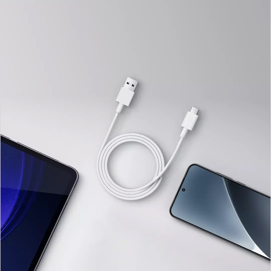 Καλώδιο Δεδομένων και Φόρτισης USB-C - USB-C Xiaomi, 120W, 1m, Λευκό BHR087KGL