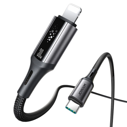 Καλώδιο Δεδομένων και Φόρτισης USB-C - Lightning Joyroom S-A60 StarTalk, 30W, 1.2m, Μαύρο