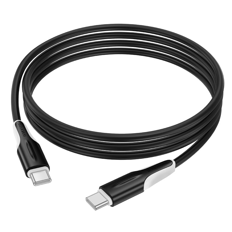 USB-C to USB-C Data and Charging Cable Borofone BX119 New, 60W, 1m, Black