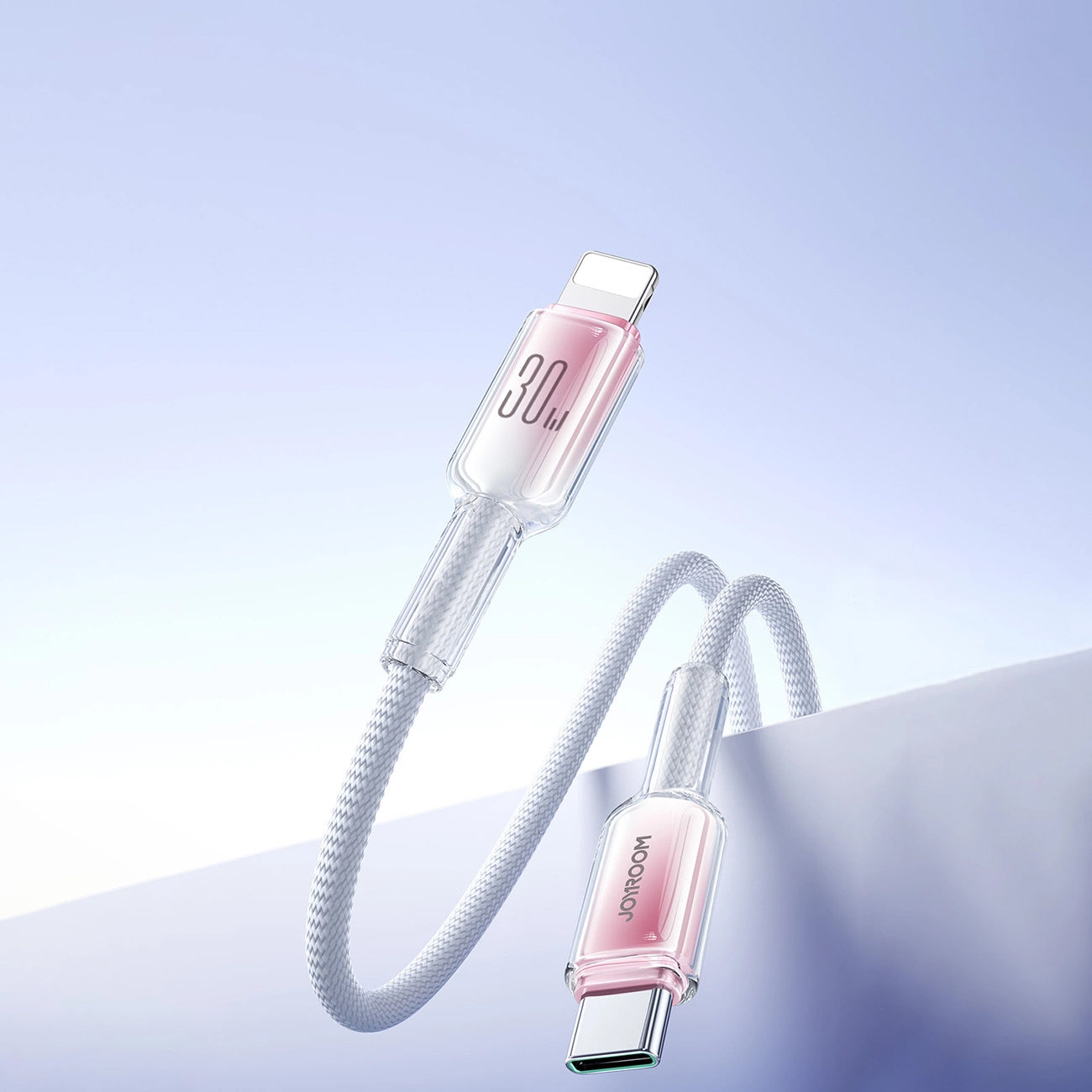 USB-C to Lightning Data and Charging Cable Joyroom S-A42, 30W, 1.2m, White