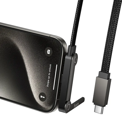 USB-C Data and Charging Cable - USB-C HOCO U150 Exquisite, 60W, 1.2m, Black
