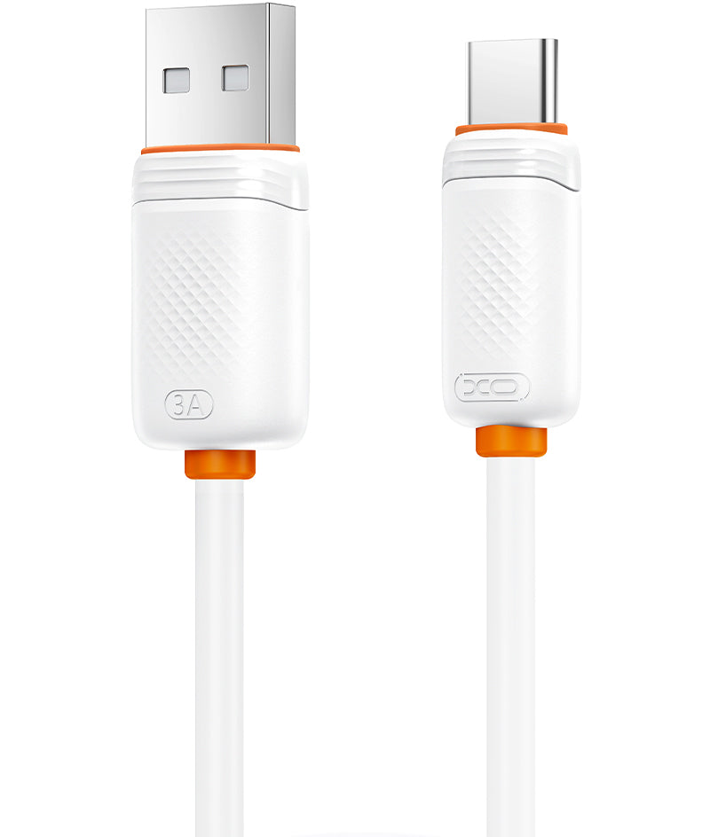 Καλώδιο Δεδομένων και Φόρτισης USB-A - USB-C XO Design NB302, 18W, 1m, Λευκό