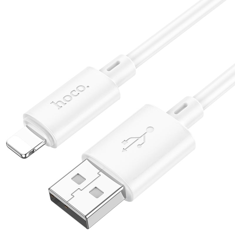 Καλώδιο Δεδομένων και Φόρτισης USB-A - Lightning HOCO X88, 18W, 2m, Λευκό