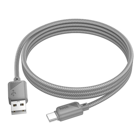 Καλώδιο Δεδομένων και Φόρτισης USB-A - USB-C HOCO X113, 18W, 1μ, Γκρι