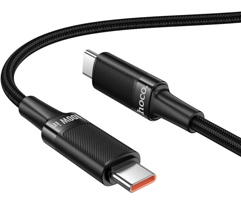 Καλώδιο Δεδομένων και Φόρτισης USB-C - USB-C HOCO U153 Extreme, 100W, 1.2m, Μαύρο