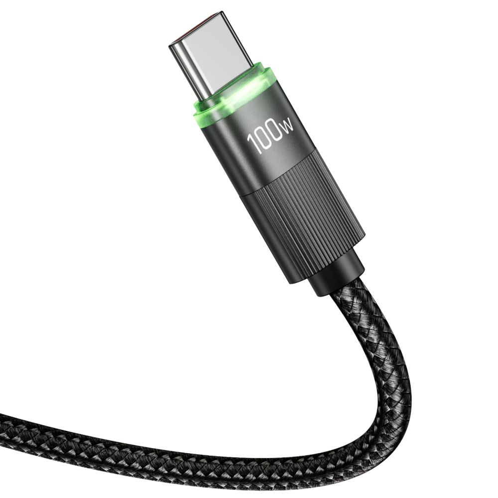 Καλώδιο Δεδομένων και Φόρτισης USB-C - USB-C Tech-Protect UB20T Ultraboost, 100W, 1.8m, Μαύρο