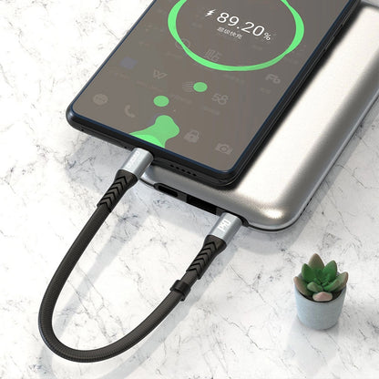 Καλώδιο Δεδομένων και Φόρτισης USB-C - USB-C Dudao L10C, 100W, 0.23m, Μαύρο