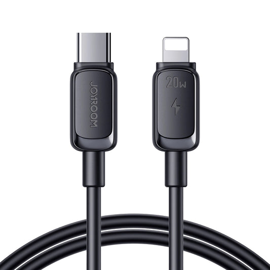 Καλώδιο Δεδομένων και Φόρτισης USB-C - Lightning Joyroom A14, 20W, 1.2m, Μαύρο