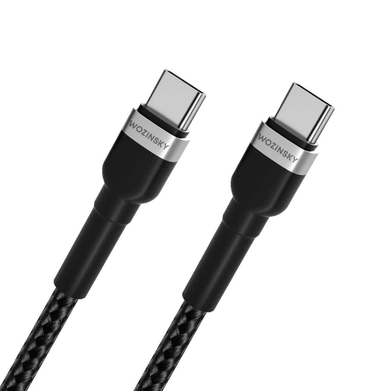Καλώδιο Δεδομένων και Φόρτισης USB-C - USB-C WZK WNBCC2, 65W, 2m, Μαύρο