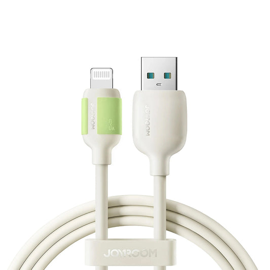 Καλώδιο Δεδομένων και Φόρτισης USB-A - Lightning Joyroom S-A53, 18W, 1.2m, Μπεζ