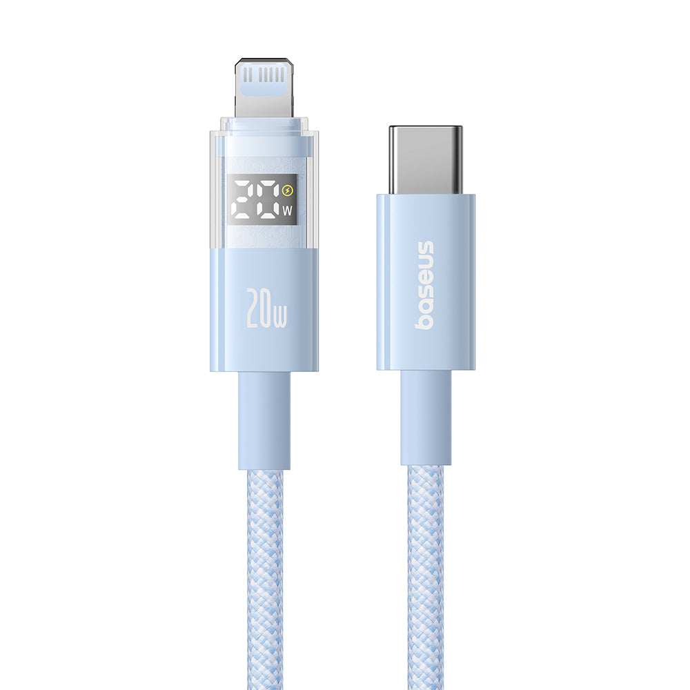 Καλώδιο Δεδομένων και Φόρτισης USB-C - USB-C Baseus Display 2, 100W, 1m, Μπλε P10382702311-00