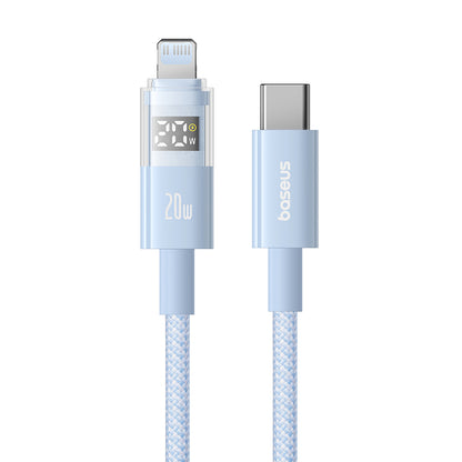 Καλώδιο Δεδομένων και Φόρτισης USB-C - USB-C Baseus Display 2, 100W, 1m, Μπλε P10382702311-00