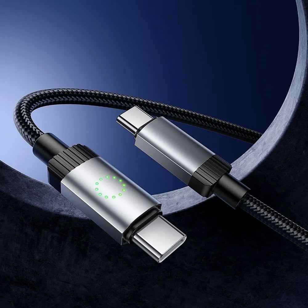 Καλώδιο Δεδομένων και Φόρτισης USB-C - USB-C HOCO X117, 60W, 1m, Μαύρο