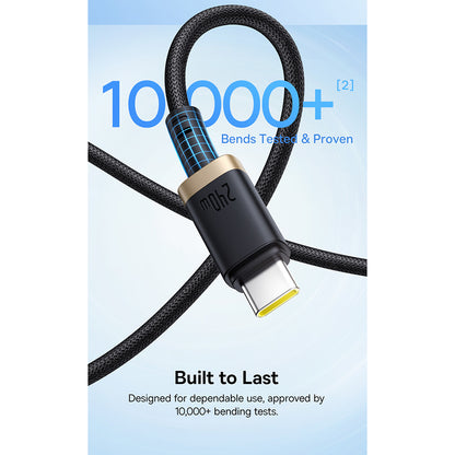 USB-C Data and Charging Cable - USB-C Baseus Dura Series, 240W, 1m, Red P10377803U03-01