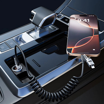 Καλώδιο Δεδομένων και Φόρτισης USB-A / USB-C - Lightning / USB-C Dudao L20 Pro, 65W, 1.5m, Μαύρο