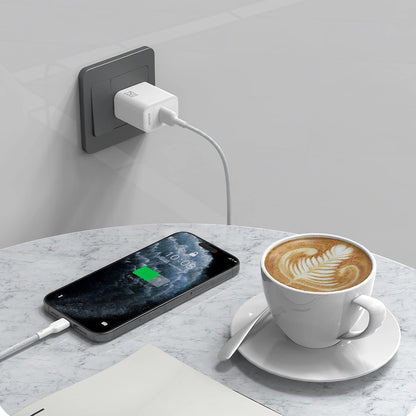 USB-A to USB-C Dudao L9T Data and Charging Cable, 100W, 1m, White