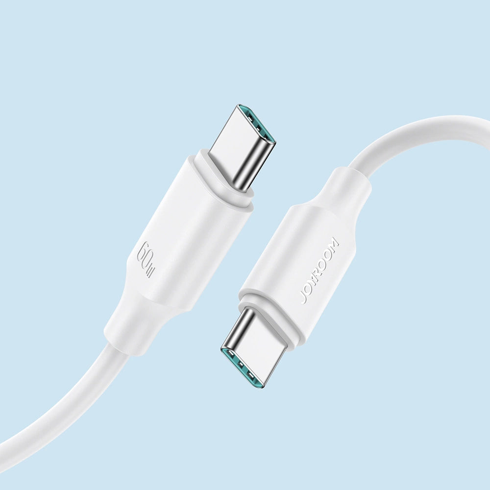 Καλώδιο Δεδομένων και Φόρτισης USB-C - USB-C Joyroom S-A9, 60W, 1m, Λευκό