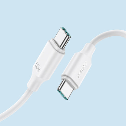 Καλώδιο Δεδομένων και Φόρτισης USB-C - USB-C Joyroom S-A9, 60W, 1m, Λευκό
