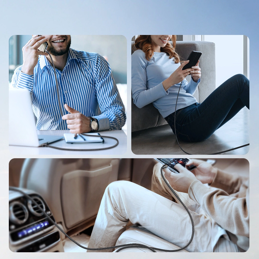 Καλώδιο Δεδομένων και Φόρτισης USB-A - USB-C Joyroom S-A25 Light-Speed, 100W, 1.2m, Μαύρο