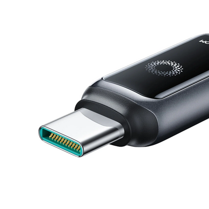Καλώδιο Δεδομένων και Φόρτισης USB-A - USB-C Joyroom S-A55 StarFlight Display, 66W, 1.2m, Μαύρο