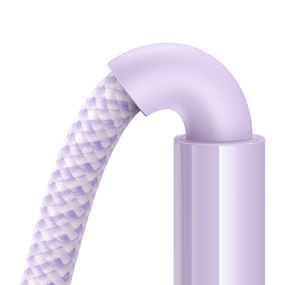 Καλώδιο Δεδομένων και Φόρτισης USB-C - USB-C Baseus Display 2, 100W, 1m, Μωβ P10382702511-00