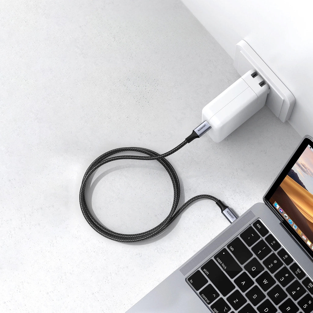Καλώδιο Δεδομένων και Φόρτισης USB-C - USB-C UGREEN US316, 100W, 0.5m, Γκρι