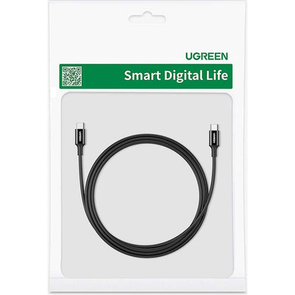 Καλώδιο Δεδομένων και Φόρτισης USB-C - USB-C UGREEN US300, 100W, 2m, Μαύρο