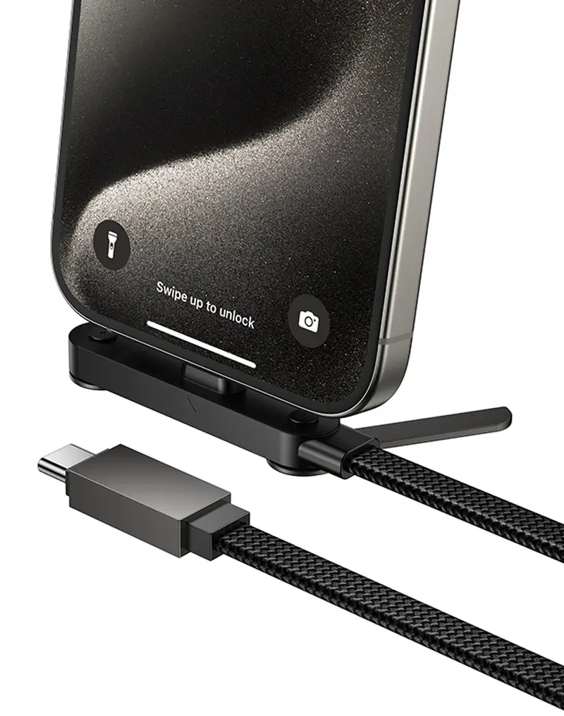 USB-C Data and Charging Cable - USB-C HOCO U150 Exquisite, 60W, 1.2m, Black