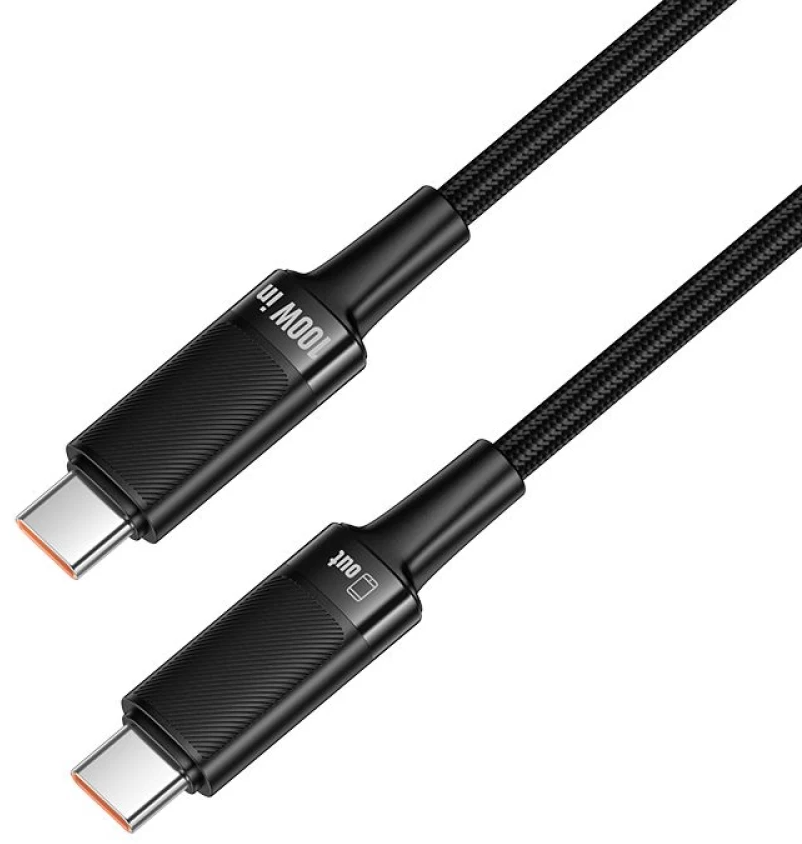 Καλώδιο Δεδομένων και Φόρτισης USB-C - USB-C HOCO U153 Extreme, 100W, 1.2m, Μαύρο