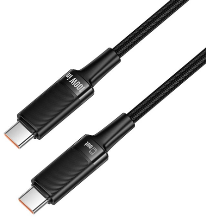 Καλώδιο Δεδομένων και Φόρτισης USB-C - USB-C HOCO U153 Extreme, 100W, 1.2m, Μαύρο