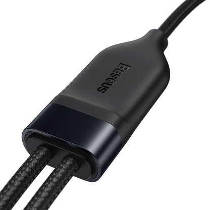 Καλώδιο Δεδομένων και Φόρτισης USB-C - Lightning / USB-C Baseus Flash Series 2in1, 100W, 1.2m, Μαύρο CA1T2-F01