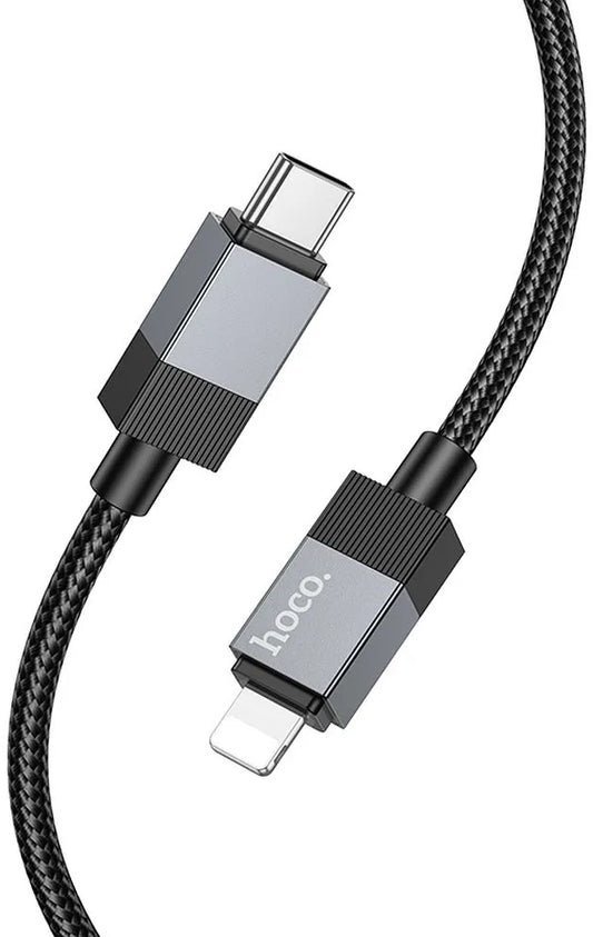 Καλώδιο Δεδομένων και Φόρτισης USB-C - Lightning HOCO X110, 27W, 1m, Μαύρο