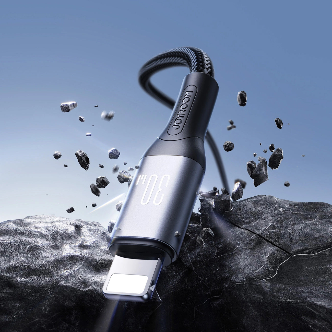 Καλώδιο Δεδομένων και Φόρτισης USB-C - Lightning Joyroom S-A28 Flash, 30W, 2m, Μαύρο