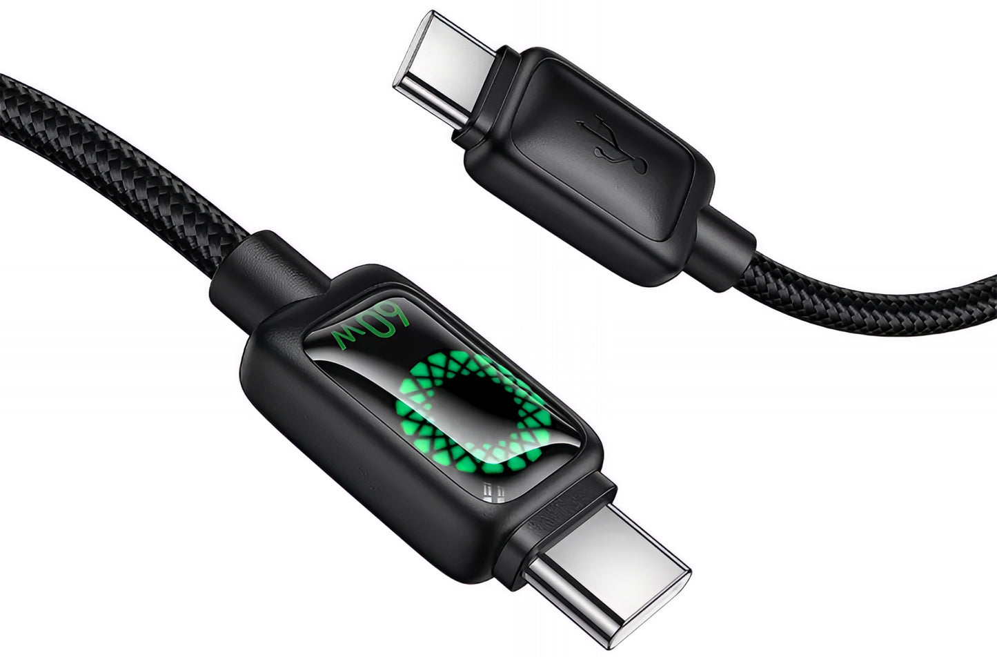 USB-C Data and Charging Cable - USB-C HOCO U146, 60W, 1.2m, Black
