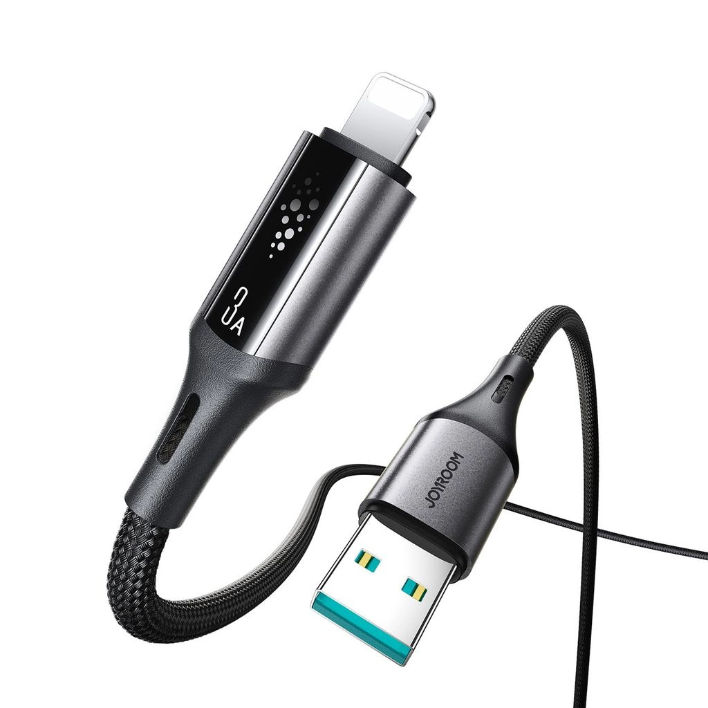 Καλώδιο Δεδομένων και Φόρτισης USB-A - Lightning Joyroom S-A60 StarTalk, 18W, 1.2m, Μαύρο