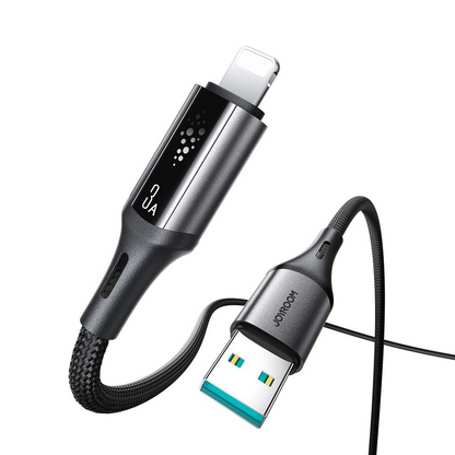 Καλώδιο Δεδομένων και Φόρτισης USB-A - Lightning Joyroom S-A60 StarTalk, 18W, 1.2m, Μαύρο
