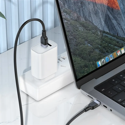 USB-C Data and Charging Cable - USB-C HOCO X109, 60W, 3m, Black