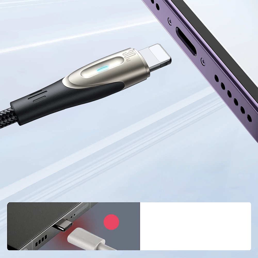 USB-A to Lightning Data and Charging Cable Joyroom SA31-AL3, 18W, 1.2m, Black