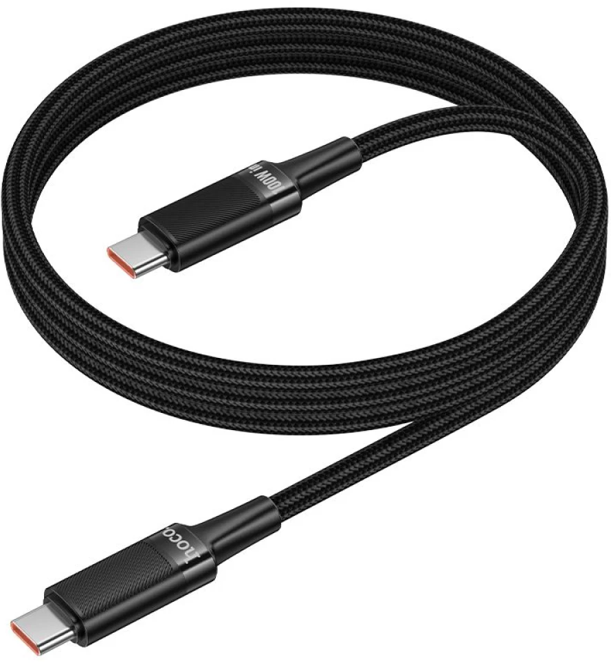 Καλώδιο Δεδομένων και Φόρτισης USB-C - USB-C HOCO U153 Extreme, 100W, 1.2m, Μαύρο
