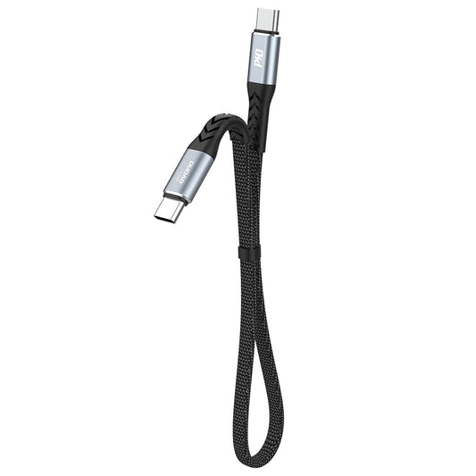 USB-C Data and Charging Cable - USB-C Dudao L10C, 100W, 0.23m, Black