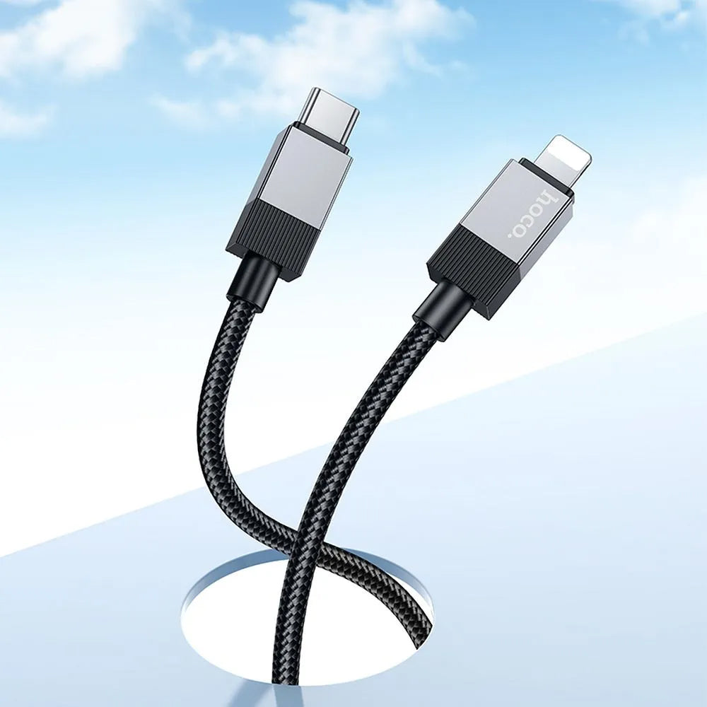 Καλώδιο Δεδομένων και Φόρτισης USB-C - Lightning HOCO X110, 27W, 1m, Μαύρο