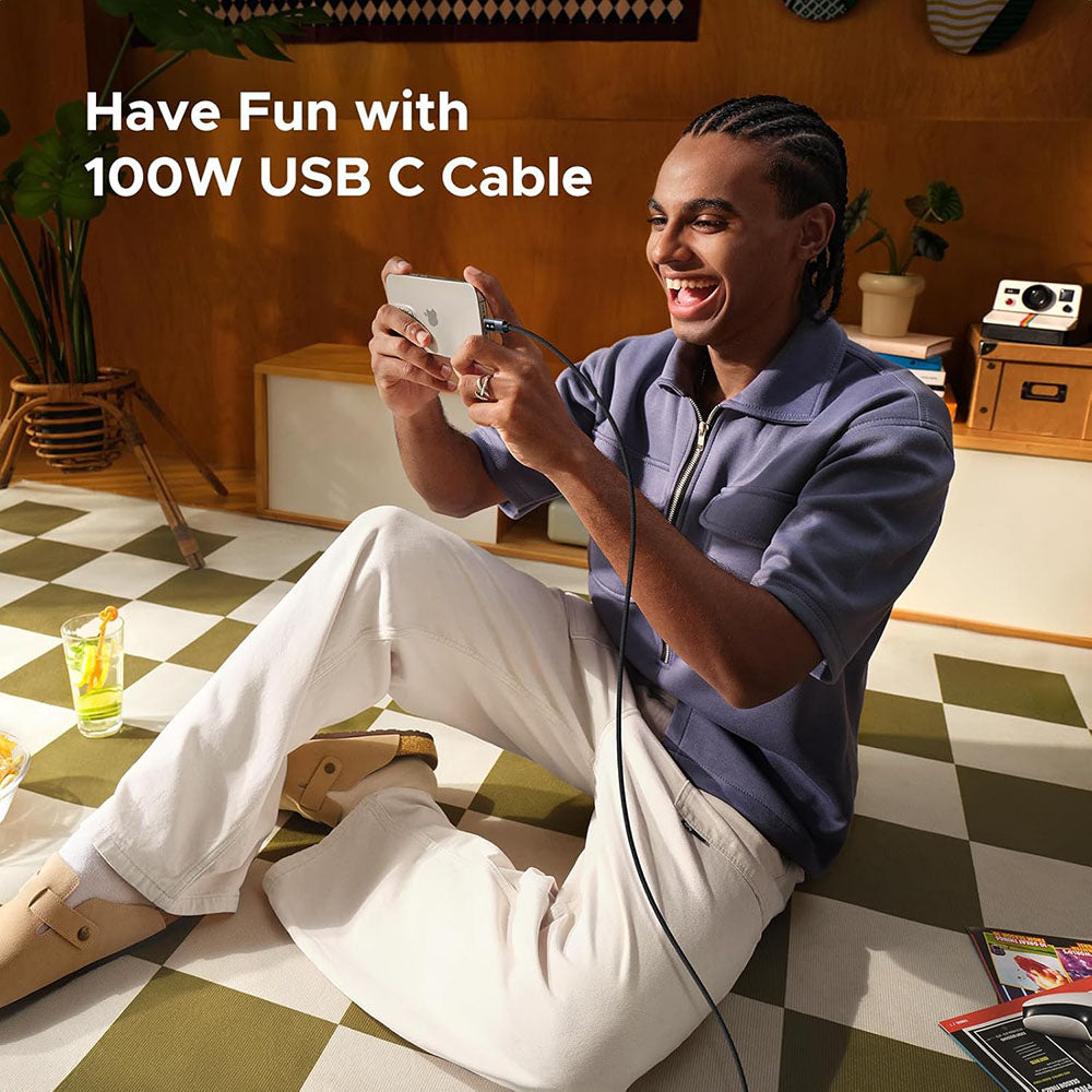 Καλώδιο Δεδομένων και Φόρτισης USB-C - USB-C UGREEN L509, 100W, 2m, Γκρι