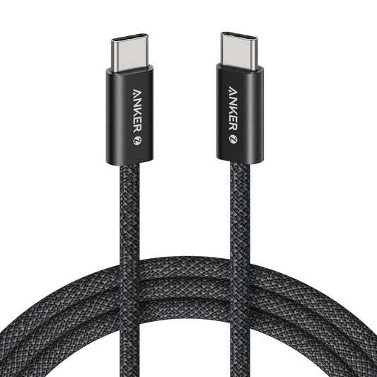 Καλώδιο Δεδομένων και Φόρτισης USB-C - USB-C Anker Zolo, 240W, 1.8m, Μαύρο A8060H12