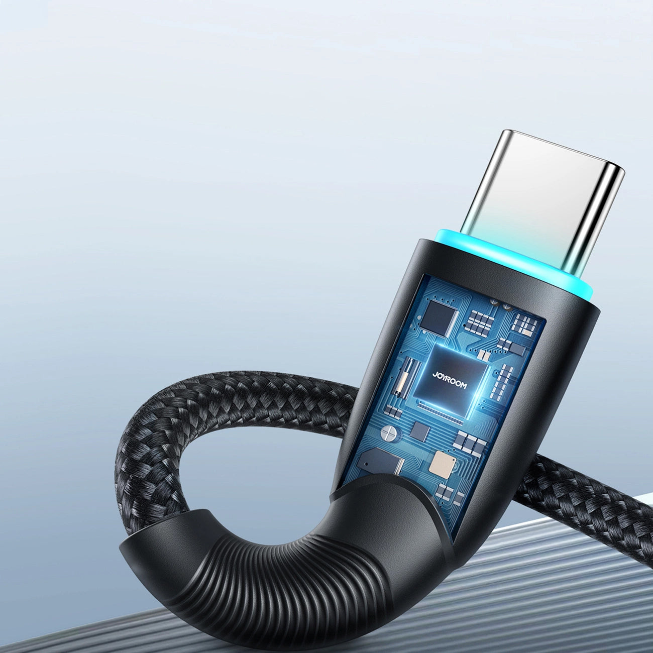 Καλώδιο Δεδομένων και Φόρτισης USB-A - USB-C Joyroom S-A32, 100W, 1m, Μαύρο