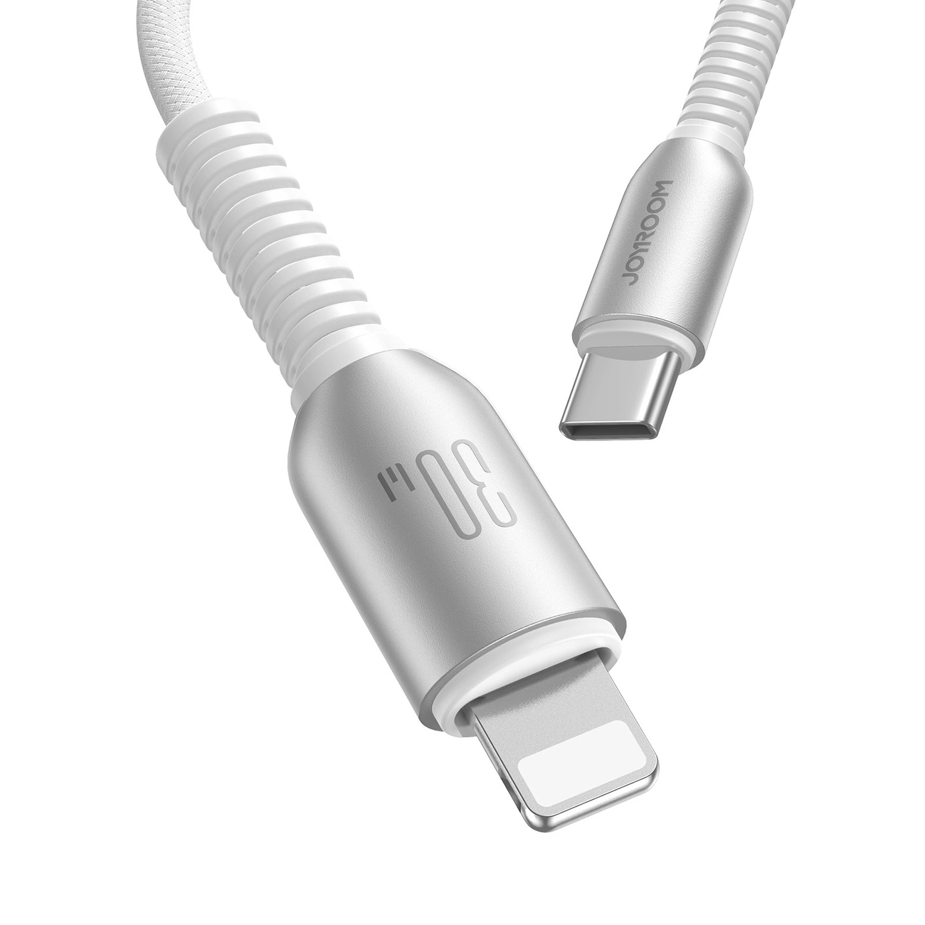 Καλώδιο Δεδομένων και Φόρτισης USB-C - Lightning Joyroom S-A51, 30W, 1.2m, Γκρι