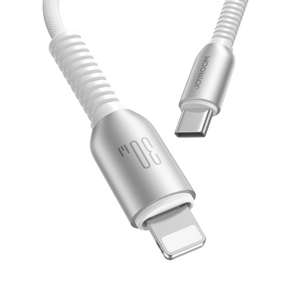 Καλώδιο Δεδομένων και Φόρτισης USB-C - Lightning Joyroom S-A51, 30W, 1.2m, Γκρι