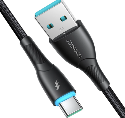 Καλώδιο Δεδομένων και Φόρτισης USB-A - USB-C Joyroom S-A32, 18W, 1m, Μαύρο